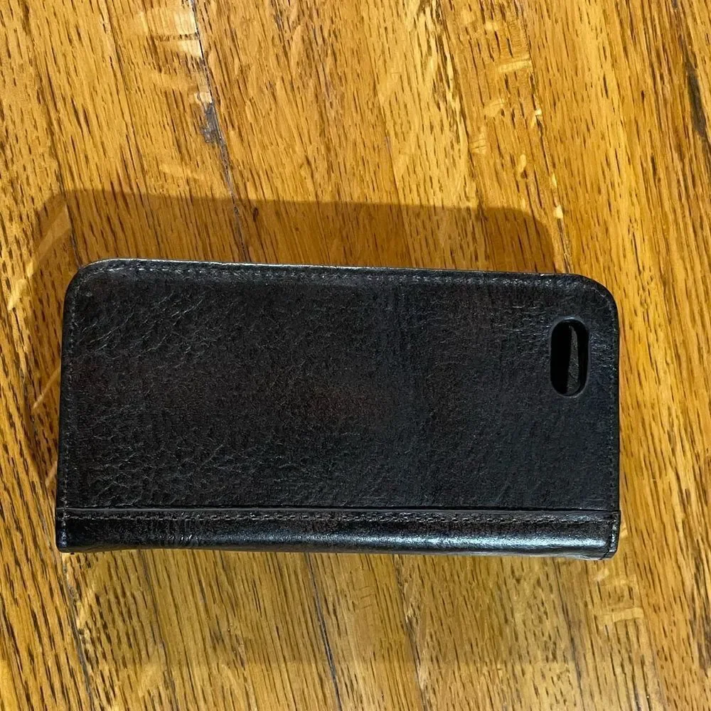 Harley Davidson IPhone dark brown leather case NWT